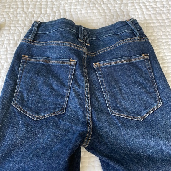Good American Dark Blue Straight Leg Jeans - Picture 6 of 6